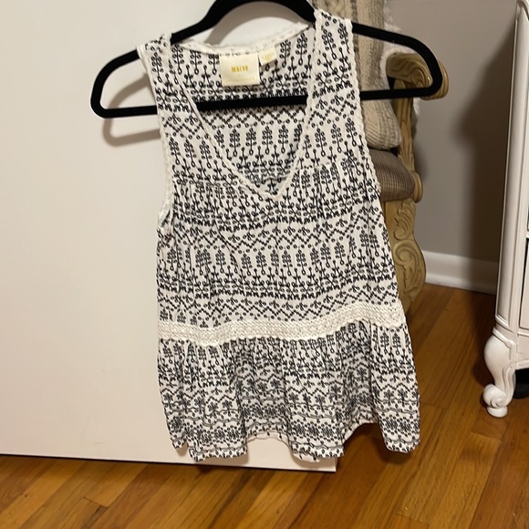 NWOT Anthropologie Maeve peplum tank - size XS - Picture 3 of 8